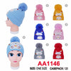 Kids Boys Girls Children Cute Rabbit Winter Warm Hats Caps With Pom AA1146