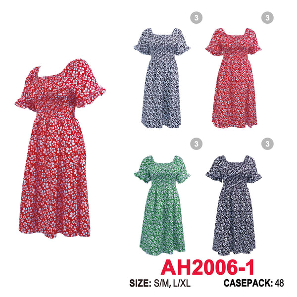 NYC Wholesale Fashion Long Maxi Dresses Summer Sundresses, AH2006