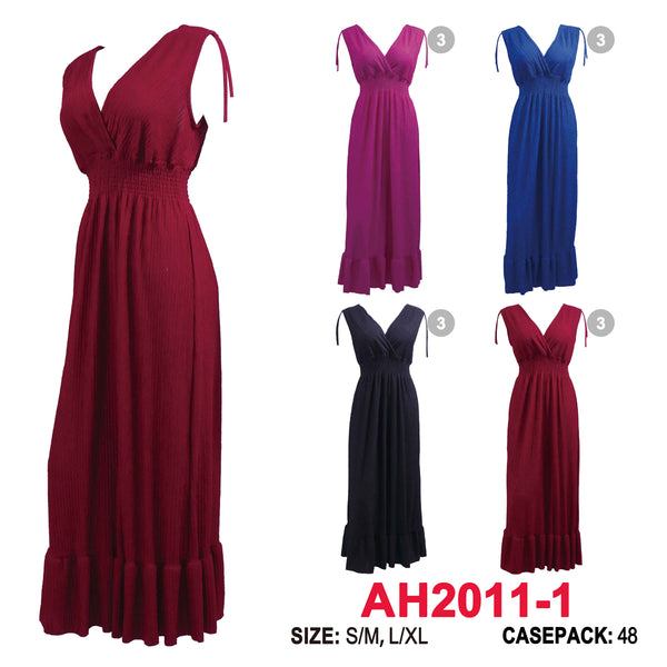 NYC Wholesale Fashion Long Maxi Dresses Summer Sundresses, AH2011