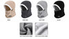 Soft Polar Fleece Wind Proof Ear Neck Winter Hats Ski Hat Face Mask W/Adjustable Drawcord, H636