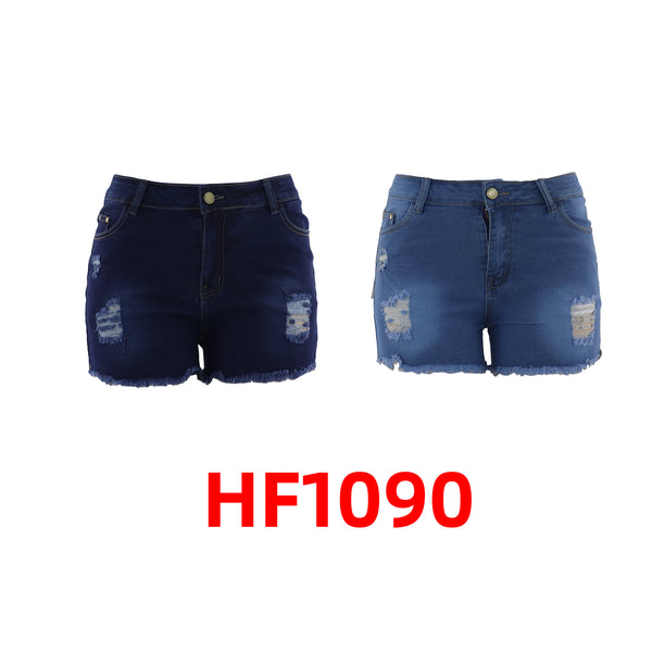 12 Pairs Women Classic Denim Shorts Jean HF1090