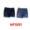 12 Pairs Women Classic Denim Shorts Jean HF1091