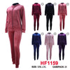 12 Sets Winter Lining Outfit Gym Legging Pants Joggers And Full Zip Jacket Top W/Hoodie Set HF1159