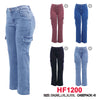 12 Pairs Women Straight-Leg Denim Jean W/Side Pockets HF1200