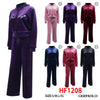 12 Sets Winter Warm Cozy Lining Outfit Gym Legging Pants Joggers And Full Zip Jacket Top W/Hoodie Set HF1208