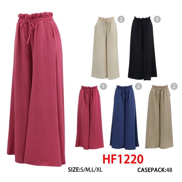 Wholesale Women Casual Breathable Comfortable Leggings Loose Pants HF1220