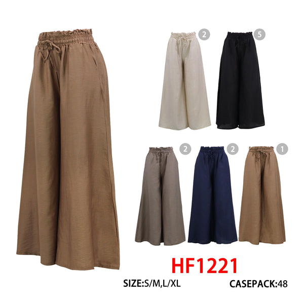 Wholesale Women Casual Breathable Comfortable Leggings Loose Pants HF1221
