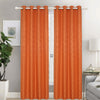 Jacquard Stripe Fabric Grommet Top Window Curtain Panel, 81025 - OPT FASHION WHOLESALE