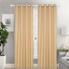 Jacquard Stripe Fabric Grommet Top Window Curtain Panel, 81025 - OPT FASHION WHOLESALE
