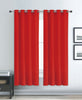 Dupioni Breathable Fabric Grommet Top Window Curtain Panel, 81011