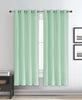 Dupioni Breathable Fabric Grommet Top Window Curtain Panel, 81011