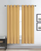 Dupioni Breathable Fabric Grommet Top Window Curtain Panel, 81011