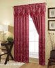 Embossed Rod Pocket Window Curtain Panel and Valance, 81027 - OPT FASHION WHOLESALE