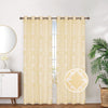 Linen Lined And Interlined Grommet Top Window Curtain Panel, 81035 - OPT FASHION WHOLESALE