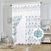 Sheer Voile 2 Layers Rod Pocket Window Curtain Panel, 81061