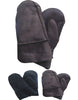 Men Mittens Swine Leather Fur Lined Gloves GZ0807 - OPT FASHION WHOLESALE