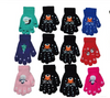 Kids Boys Girls Christmas Knit Gloves G9113