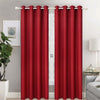 Lined And Interlined Embroidered Grommet Top Window Curtain Panel Drape, 81001 - OPT FASHION WHOLESALE