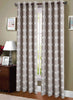 Jacquard Weave Elegant Pattern Grommet Top Window Curtain Panel, FF1015 - OPT FASHION WHOLESALE