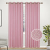 Linen Lined Interlined Wave Silver Line Grommet Top Window Curtain Panel, 81028 - OPT FASHION WHOLESALE