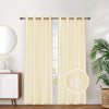 Linen Lined And Interlined Grommet Top Window Curtain Panel, 81029 - OPT FASHION WHOLESALE