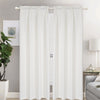 Embossed Lined And Interlined Rod Pocket Window Curtain Panel, 81002 - OPT FASHION WHOLESALE