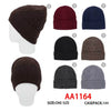 Winter Cable Knitted Cuffed Warm Hat Beanies Skull Cap Lining AA1164