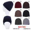 Winter Cable Knitted Pull On Warm Hat Beanies Skull Cap Lining AA1165
