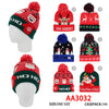 Kids Boys Girls Children Holiday Winter Warm Hats Beanies With Pom AA3032