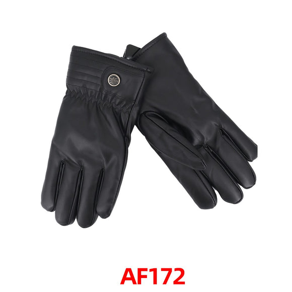 Vinyl Leather Winter Gloves AF172