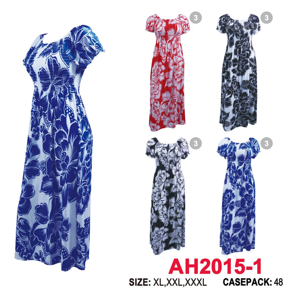 NYC Wholesale Fashion Long Maxi Breathable Floral Print Summer Dresses Sundresses, AH2015
