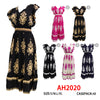NYC Wholesale Fashion Long Maxi Breathable Floral Print Summer Dresses Sundresses, AH2020