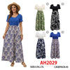 NYC Wholesale Fashion Long Maxi Breathable Summer Dresses Sundresses, AH2029