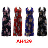 Fashion Floral Print Breathable Summer Dresses Sundresses (Wholesale Only) AH429