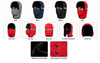 Winter Warm Trapper Trooper Earflap Ski Water Proof Hat With Face Mask And Reflection Strip W/Faux Fur Lining, H53189