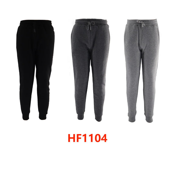 Men Winter Fur Lining Pants Sports JOGGERS HF1104