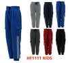 Kids Children Boys Girls Winter Warm Pants Lining Leggings Solid Color W/Stripe HF1111