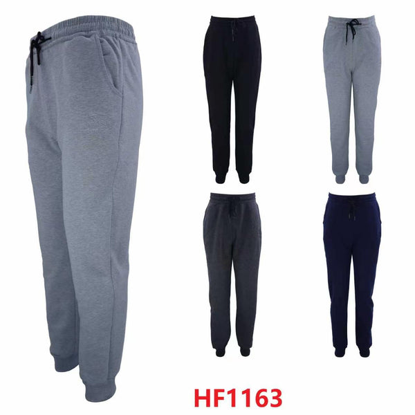 Men Winter Fur Lining Sports JOGGERS Pants Active Wear HF1163