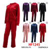 12 Sets Winter Warm Cozy Lining Outfit Gym Legging Pants Joggers And Hoodie Jacket Top Set HF1245
