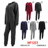 12 Sets Winter Warm Cozy Lining Outfit Gym Legging Pants Joggers And Hoodie Jacket Top Set HF1251