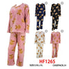 Cute Bear Warm & Fuzzy Pajama Bottoms & Top Set Wholesale HF1265