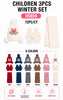 Wholesale Cute Kids Boys Girls 3 Pieces Set Winter Knit Hats Beanie Scarf Gloves With Pom HS859