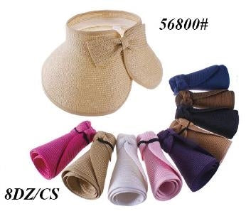 Wholesale Ladies Summer Hats Assorted Colors H56800 - OPT FASHION WHOLESALE