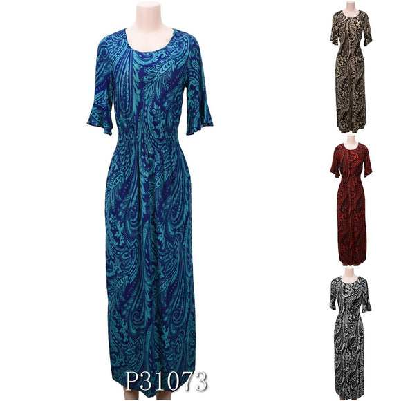 Wholesale Fashion Long Maxi Dresses Summer Sundresses, P31073 - OPT FASHION WHOLESALE