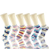 Wholesale 12 Pairs Lady Girls Ankle Socks Low Cut Assorted Colors S119 - OPT FASHION WHOLESALE