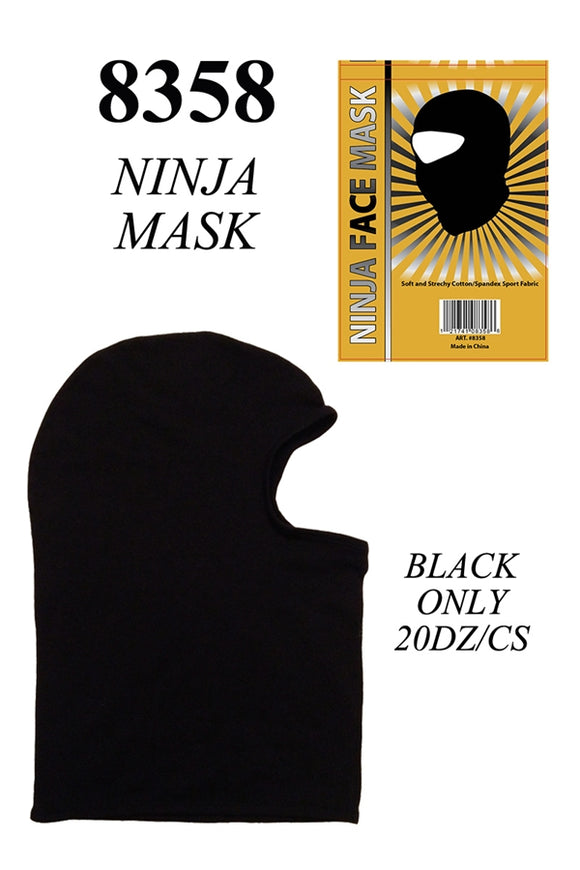 Stretch Balaclava Ninja COTTON Ski Face Mask AA985 - OPT FASHION WHOLESALE