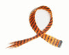Wholesale Clip In On Fashion Grizzly Feather Print Hair Extensions H0911 - OPT FASHION WHOLESALE