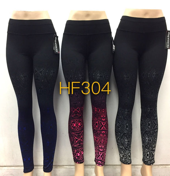 NYC Wholesale Yoga Gym Sports Leggings Pants, HF304 - OPT FASHION WHOLESALE