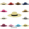 Wholesale Summer Straw Fedora Hats Unisex H59009 - OPT FASHION WHOLESALE