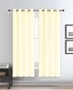 Dupioni Breathable Fabric Grommet Top Window Curtain Panel, 81011